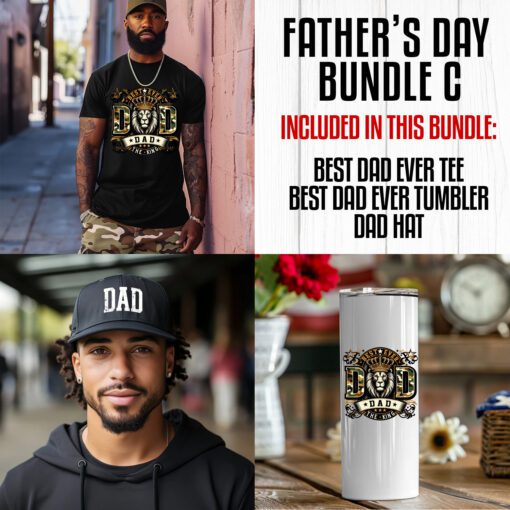 Father’s Day Bundle C – Tee + Hat + Tumbler